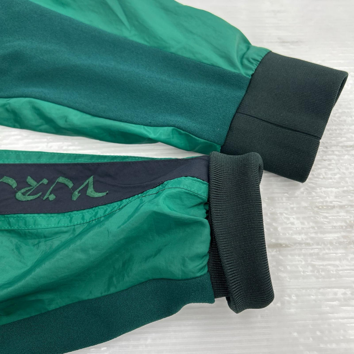ジャケット STRETCH GEORGETTE BLOUSON ｸﾞﾘｰﾝ 48 グリーン