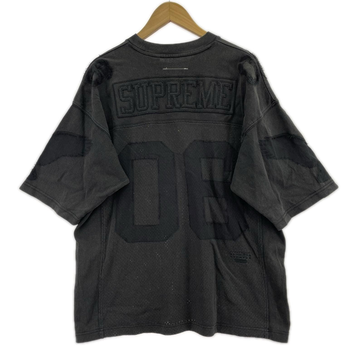 半袖Ｔシャツ MM6 Maison Margiela Football Jersey S S ブラック