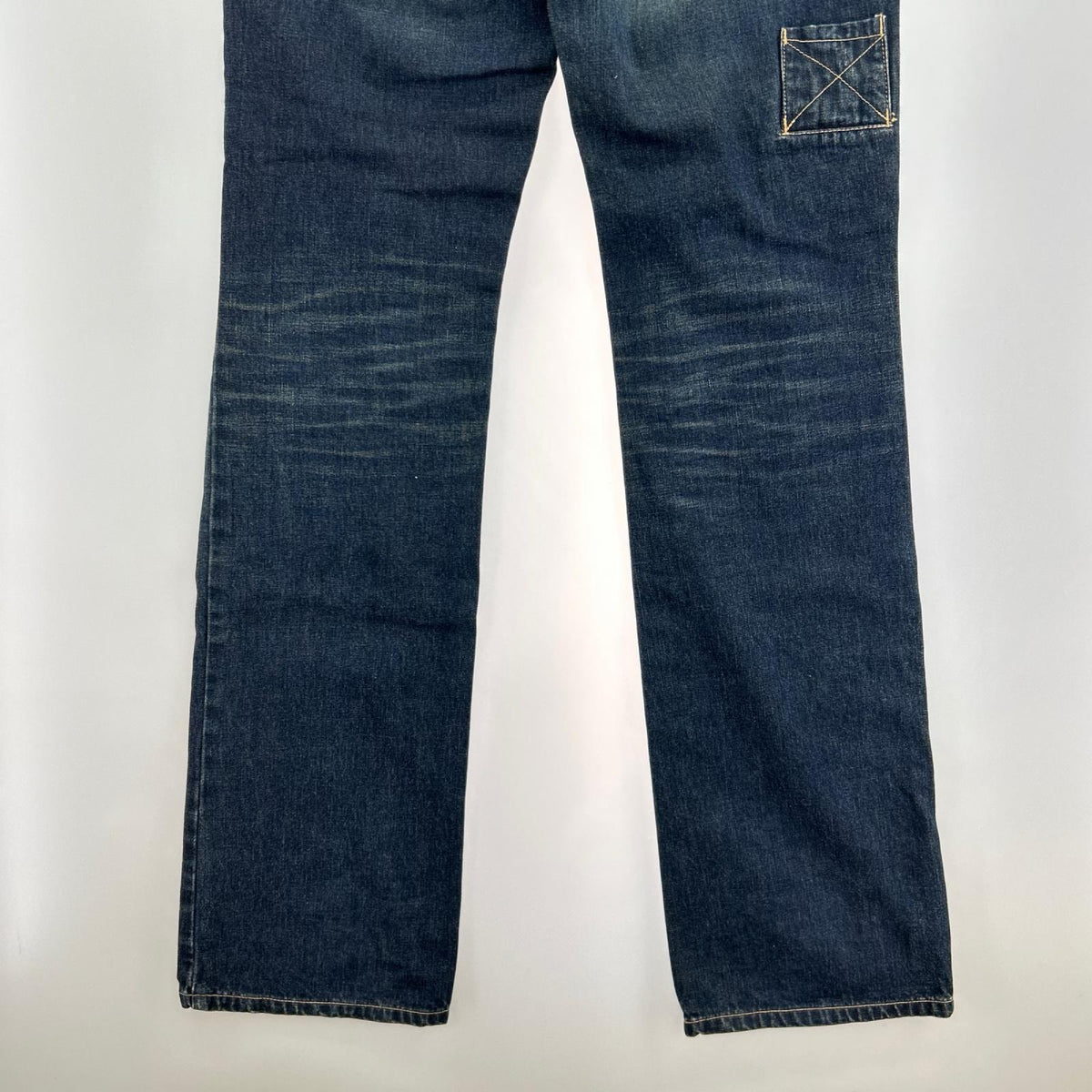 デニムパンツ Straight Damage Denim 3 IDG