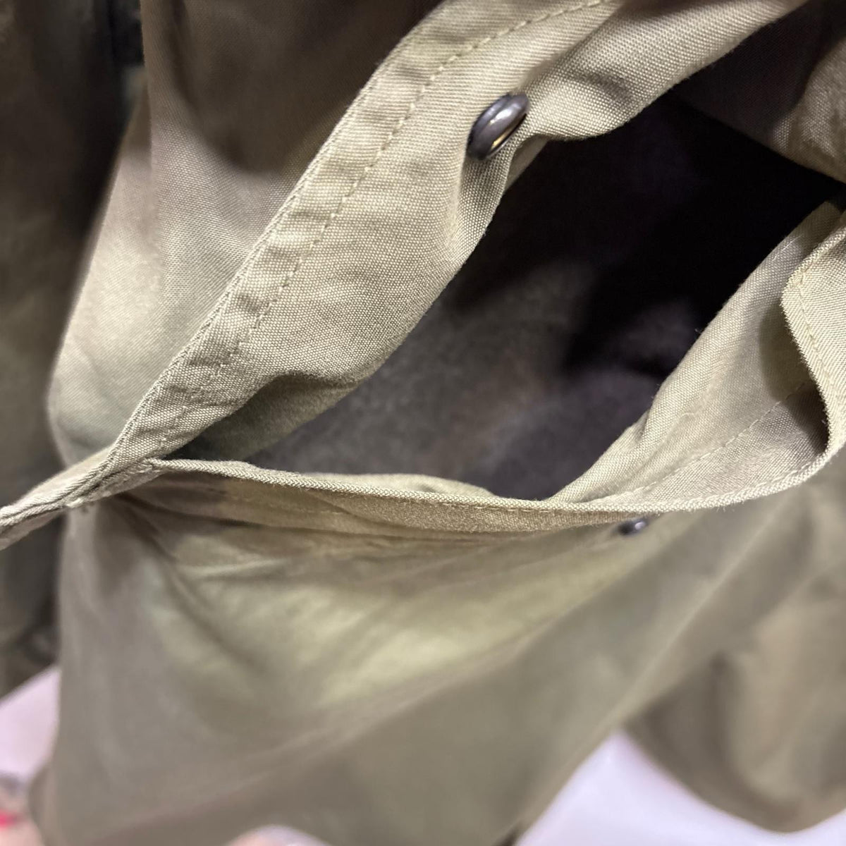 ミリタリージャケット Type M-65 (NO HOOD) 緑 (L) L カーキ