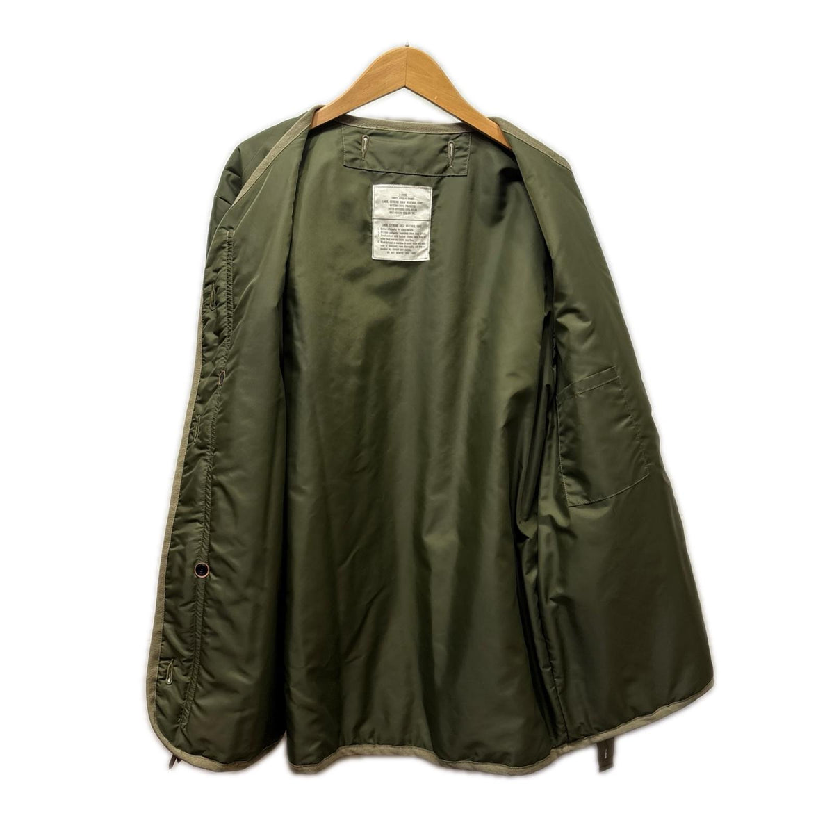 ミリタリージャケット Type M-65 LINER 緑 (L) LL カーキ
