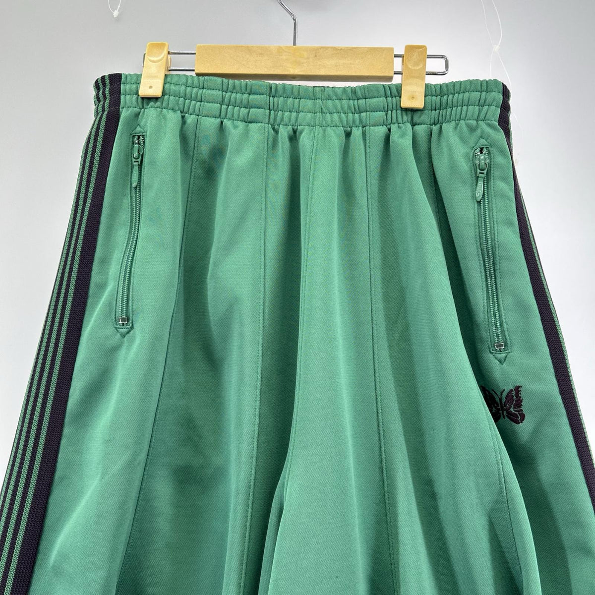 パンツ 23SS TRACK PANT POLY SMOOTH 緑 (S) S グリーン
