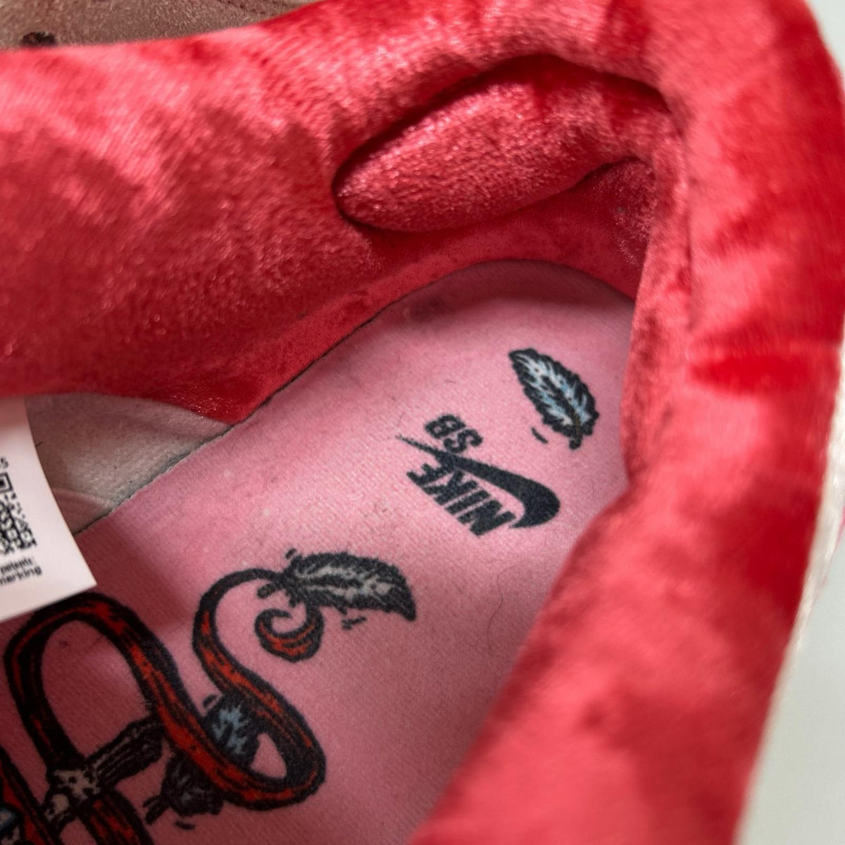 スニーカー ×Strangelove Dunk Low "Valentine’s Day 27cm (US9 UK8 1/2 EU44) ピンク