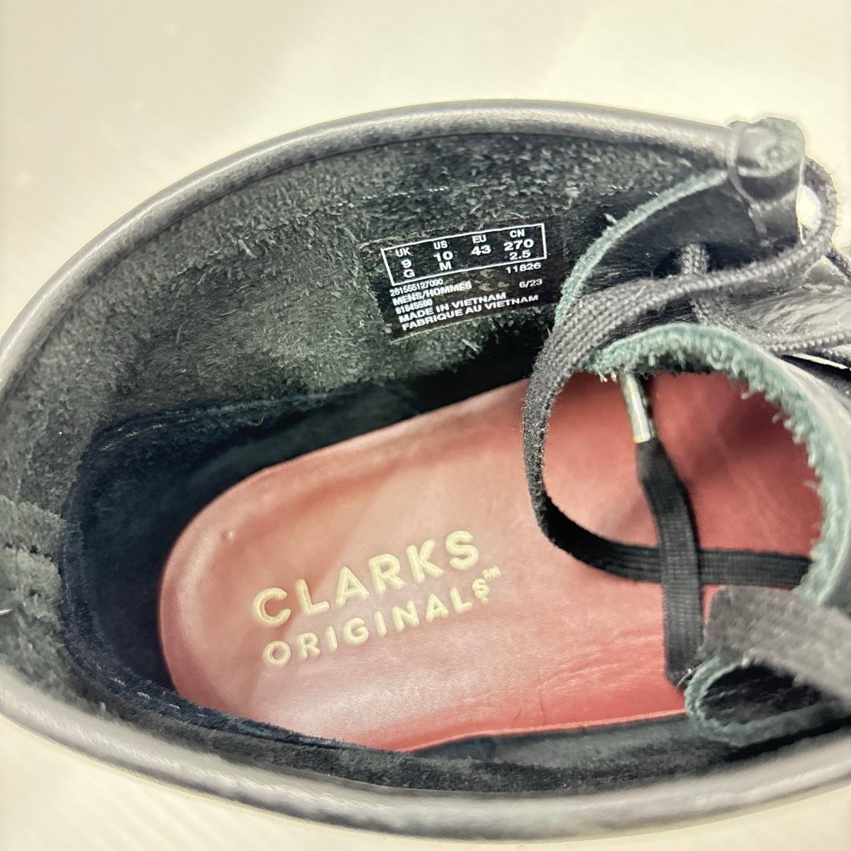 シューズ WALLABEE ﾚｻﾞｰ 黒 27cm 27