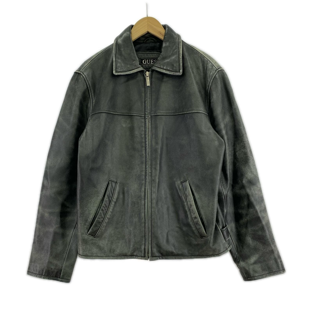 レザージャケット ﾚｻﾞｰ ﾄﾗｯｶｰｼﾞｬｹｯﾄ S ブラック