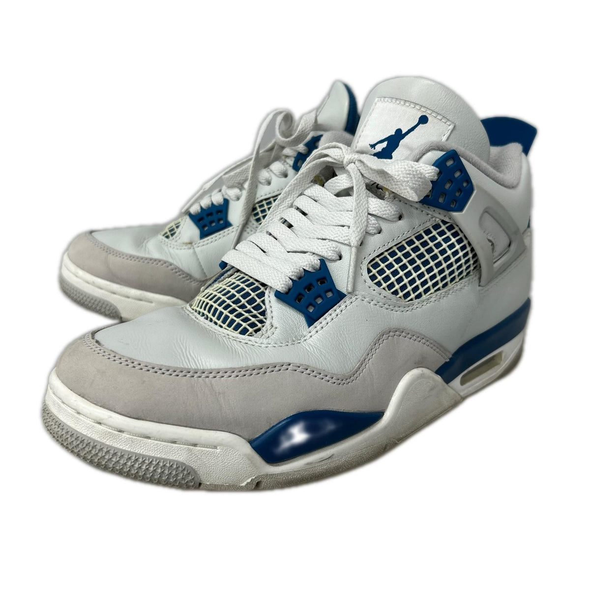 スニーカー AIR JORDAN 4 RETRO "MILITARY BLUE 27.5cm (US9 1/2 UK9 EU45)
