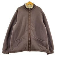 ジャケット 90-00s 裏起毛fleece jacket XL BRW ブラウン