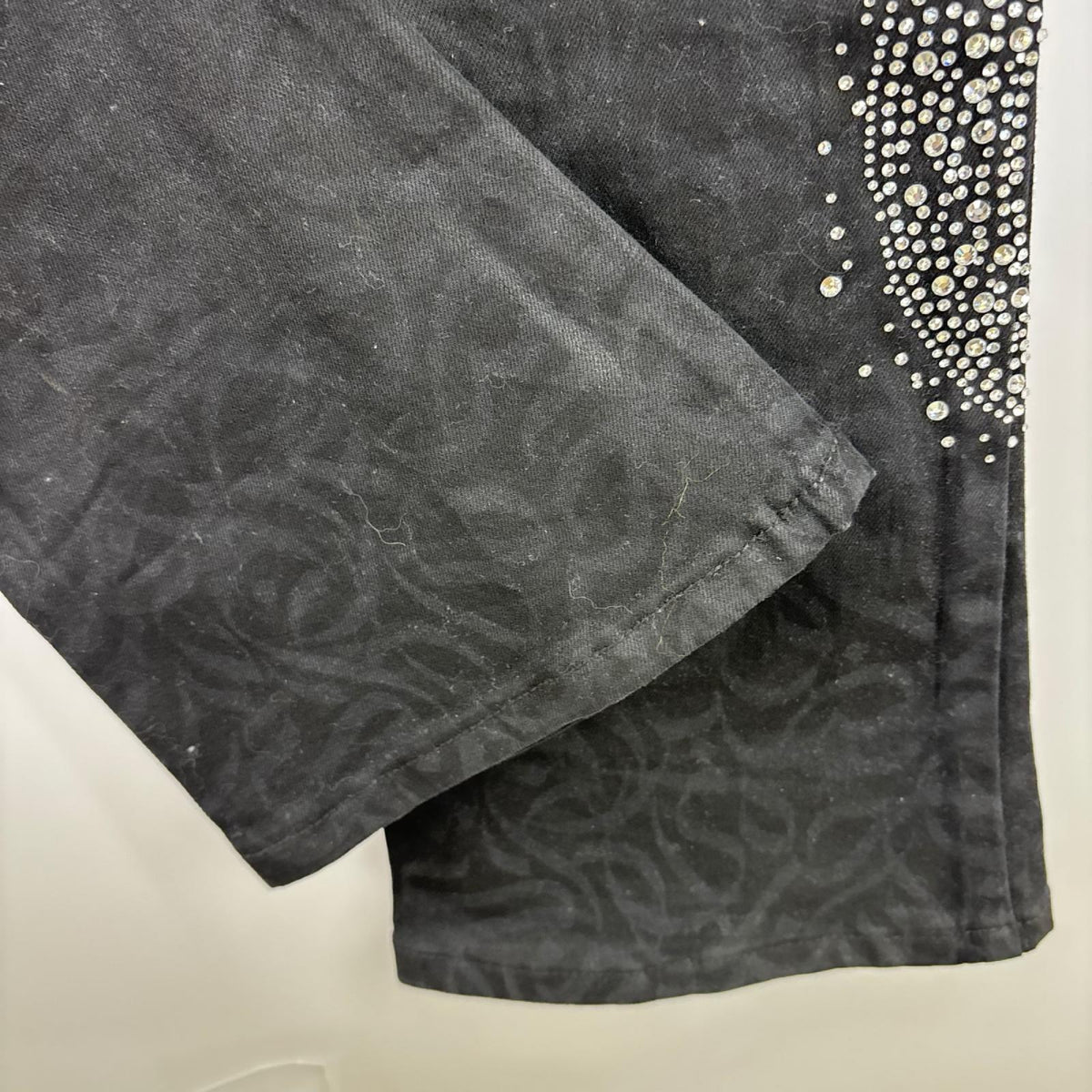 デニムパンツ WAXED CALLIGRAPHY DENIM 30 ブラック