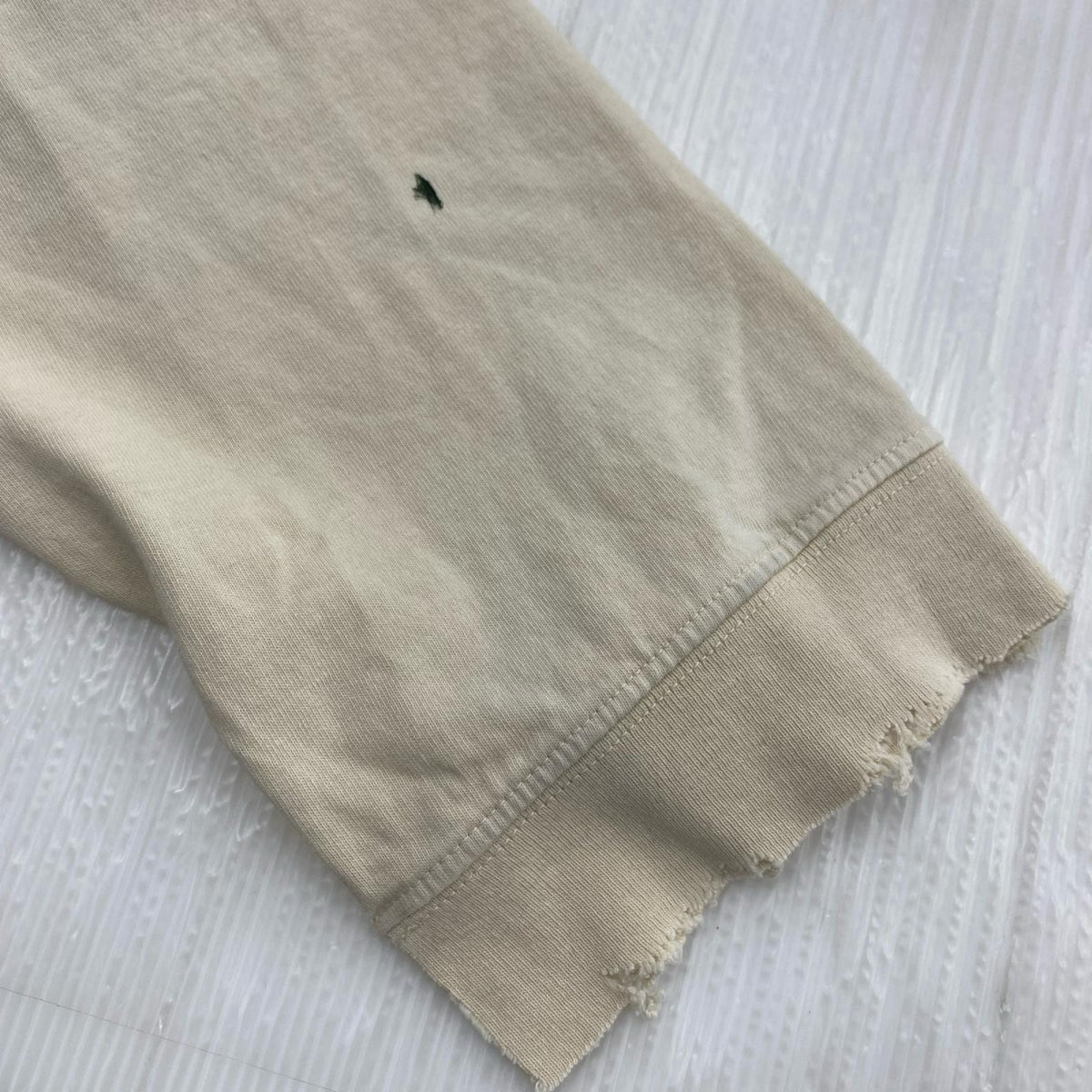長袖Ｔシャツ 24SS ラウンドネック ビンテージ ロングスリーブTシャツ (XL) ベージュ