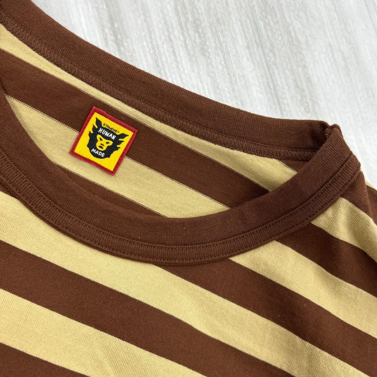 長袖Ｔシャツ ﾎﾞｰﾀﾞｰ  ﾍﾞｰｼﾞｭ/黒