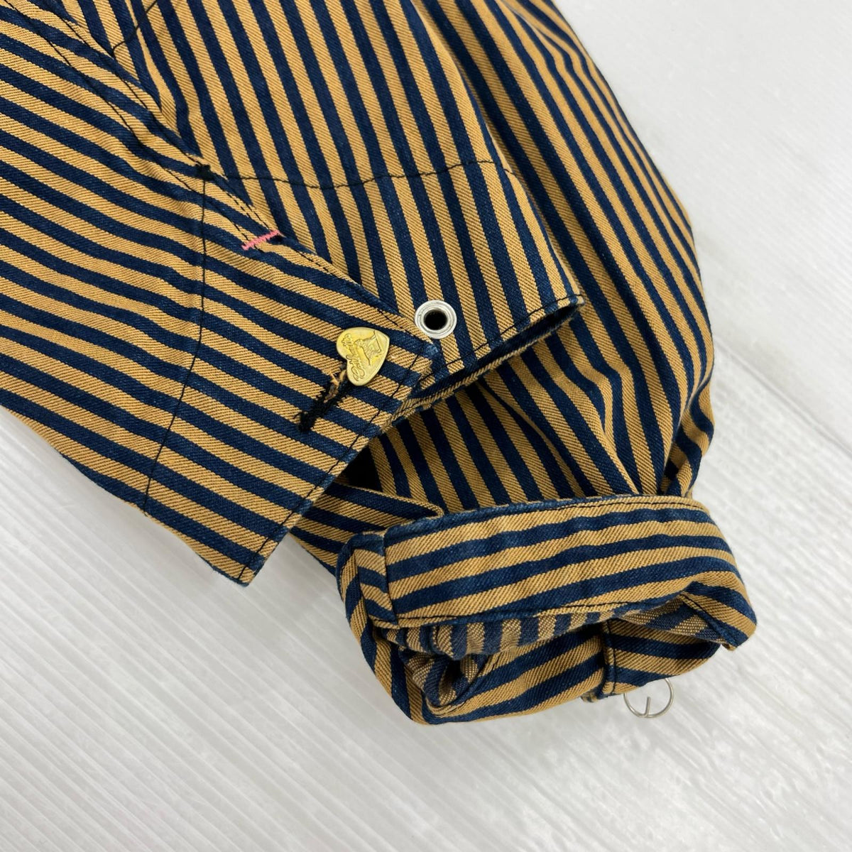 ジャケット TCB jeans CATHARTT CHORE COAT STRIPE 44 ブラウン