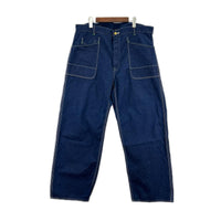 デニムパンツ TCB JEANS ﾀﾋﾞｰｽﾞﾜｰｸﾊﾟﾝﾂ 38 ネイビー