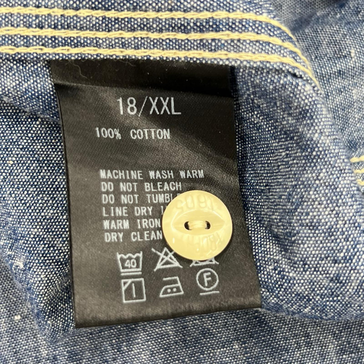 長袖シャツ trophy clothing 青 ブルー