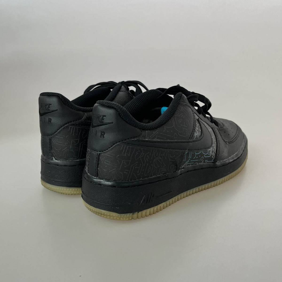 スニーカー Space Players × Nike GS Air Force 1 Low 25cm (US7 UK6 1/2 EU40) ブラック