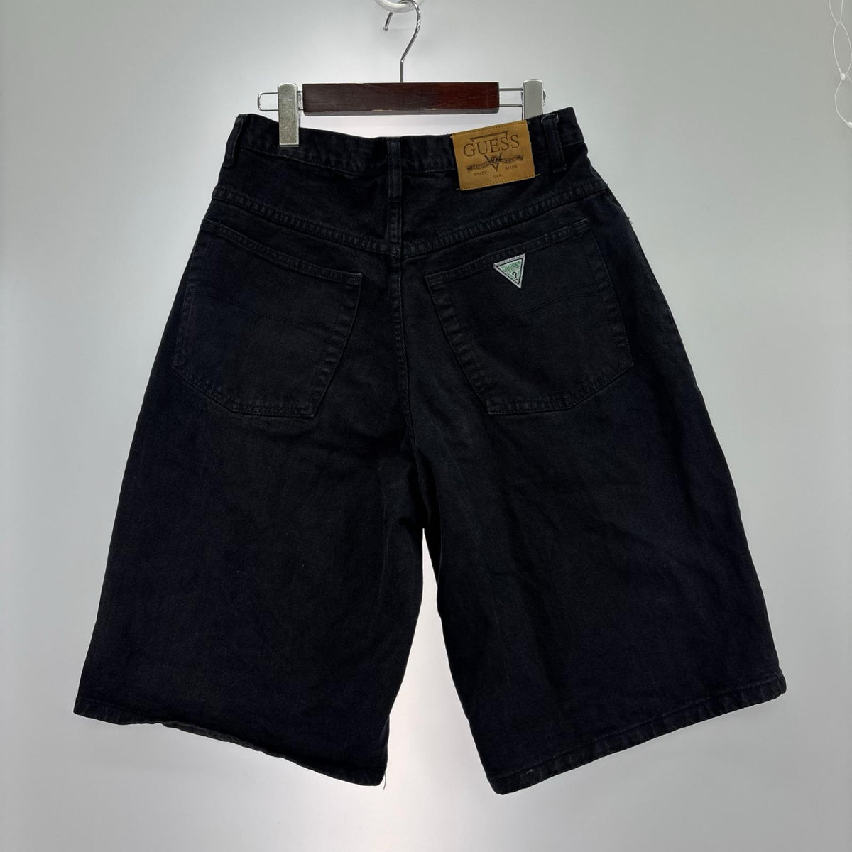 ショートパンツ 90s ﾜｲﾄﾞ ﾌﾞﾗｯｸ ブラック