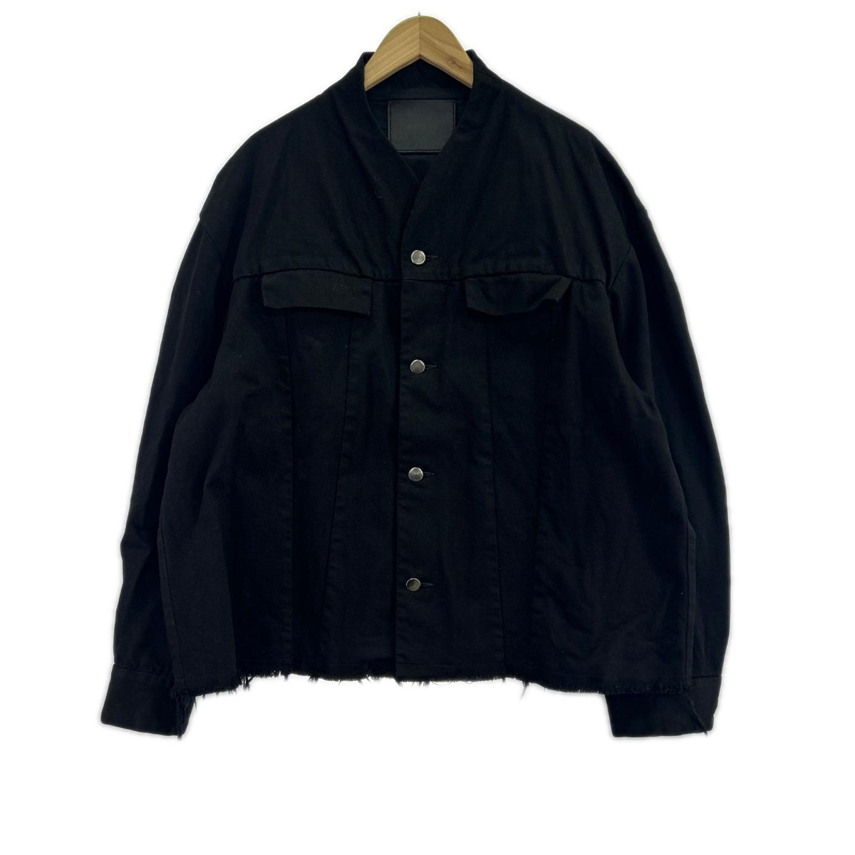 ジャケット minusu ﾃﾞﾆﾑﾄﾗｯｶｰｼﾞｬｹｯﾄ BLK S ブラック