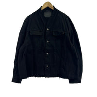 ジャケット minusu ﾃﾞﾆﾑﾄﾗｯｶｰｼﾞｬｹｯﾄ BLK S ブラック