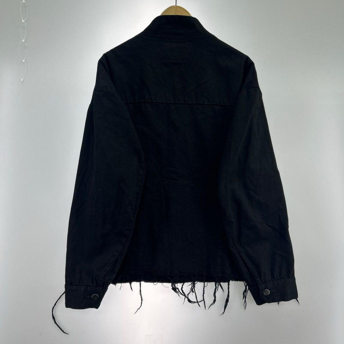 ジャケット minusu ﾃﾞﾆﾑﾄﾗｯｶｰｼﾞｬｹｯﾄ BLK S ブラック