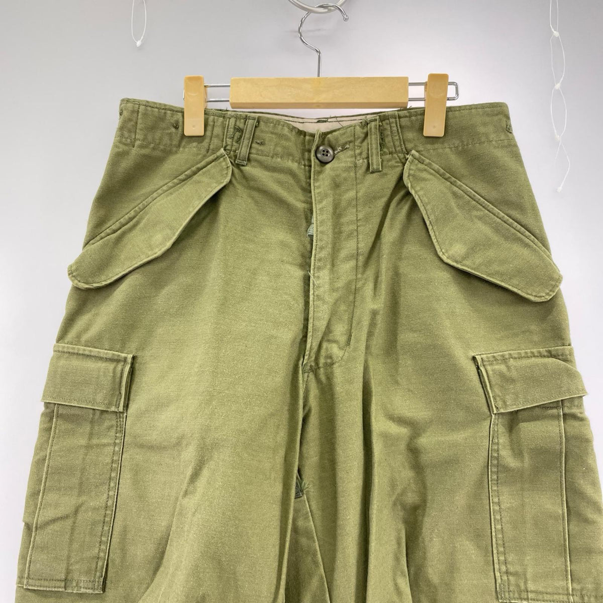 パンツ U.S.ARMY 70s M-65 後期型 ﾌｨｰﾂﾄﾞﾊﾟﾝﾂ (S-S) S カーキ