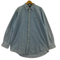 長袖シャツ POLO RALPH LAUREN LSﾃﾞﾆﾑｼｬﾂ (L) L ブルー