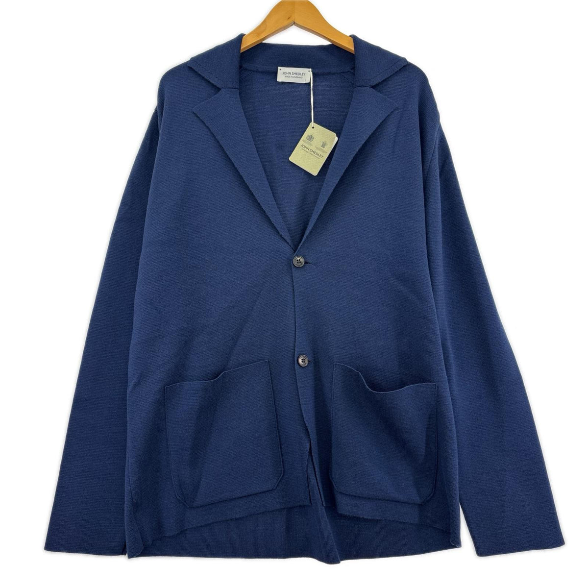 テーラードジャケット AUTRY ｳｰﾙﾆｯﾄｼﾞｬｹｯﾄ 紺 (L) L ネイビー