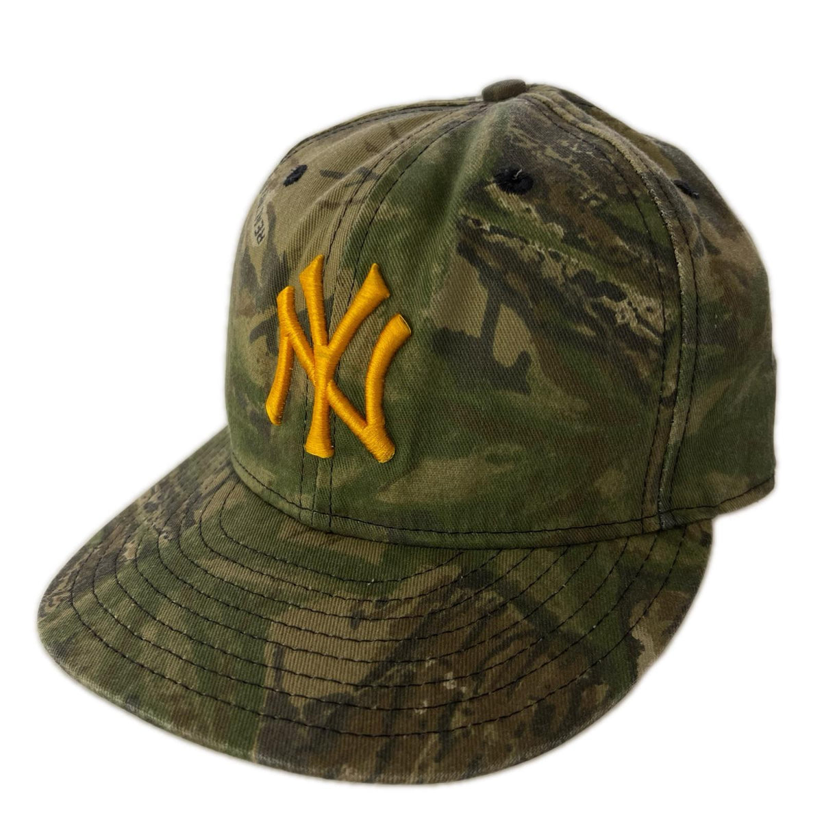 キャップ 90s USA製 NY ﾘｱﾙﾂﾘｰ GRN 72/4