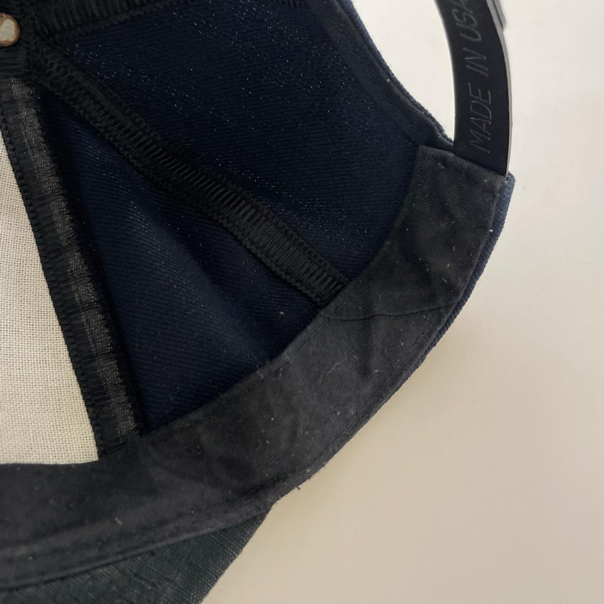 キャップ USA製 NY ｽﾅｯﾌﾟﾊﾞｯｸ NVY ネイビー