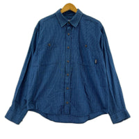 長袖シャツ 00s patagonia ORGANIC COTTON L/S ｼｬﾂ S 紺 S ブルー