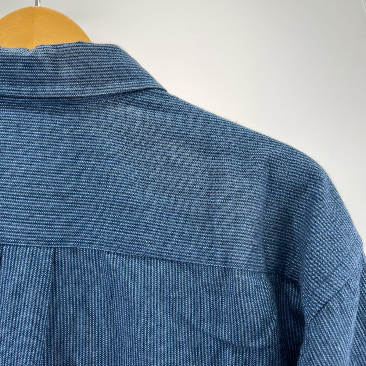 長袖シャツ 00s patagonia ORGANIC COTTON L/S ｼｬﾂ S 紺 S ブルー