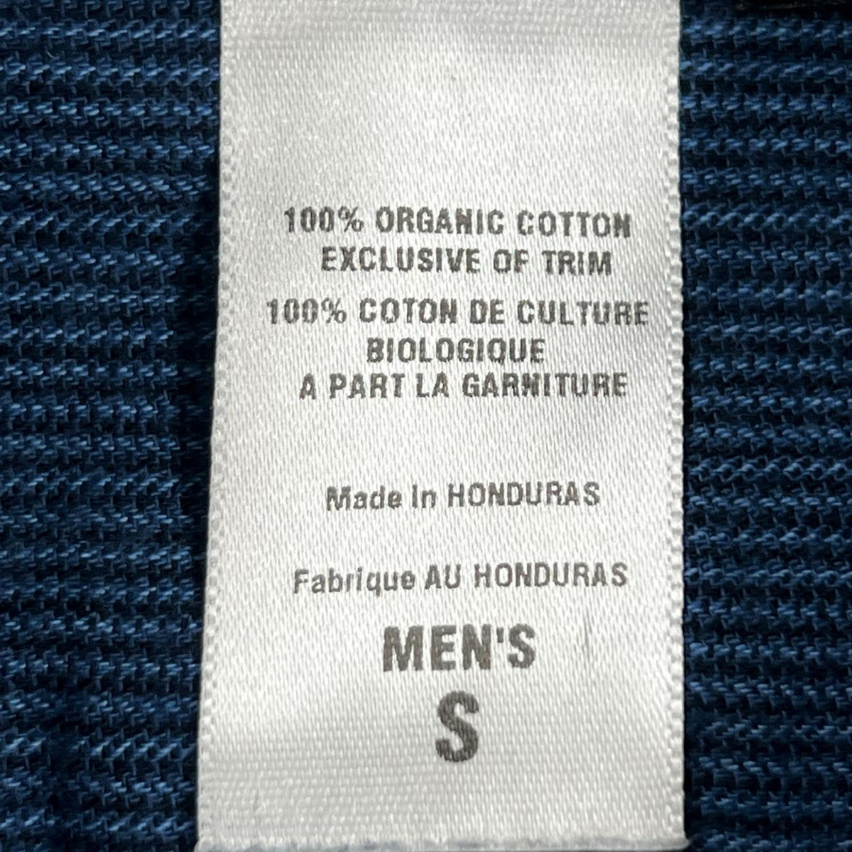 長袖シャツ 00s patagonia ORGANIC COTTON L/S ｼｬﾂ S 紺 S ブルー