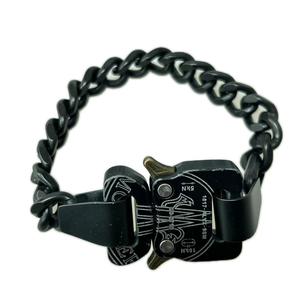 ブレスレット ALYX 9SM コブラバックル チェーンブレスレット ブラック