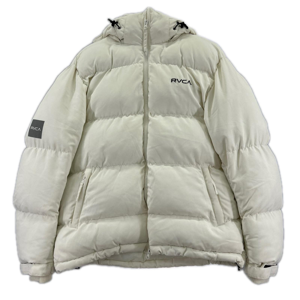 ダウンジャケット PUFFER JACKET 白 S ホワイト