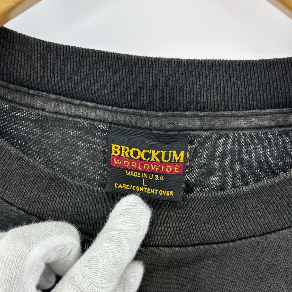 半袖Ｔシャツ 95年ｺﾋﾟｰﾗｲﾄ有 SLASH‘Ｓ SNAKEPIT 黒 (L) L ブラック