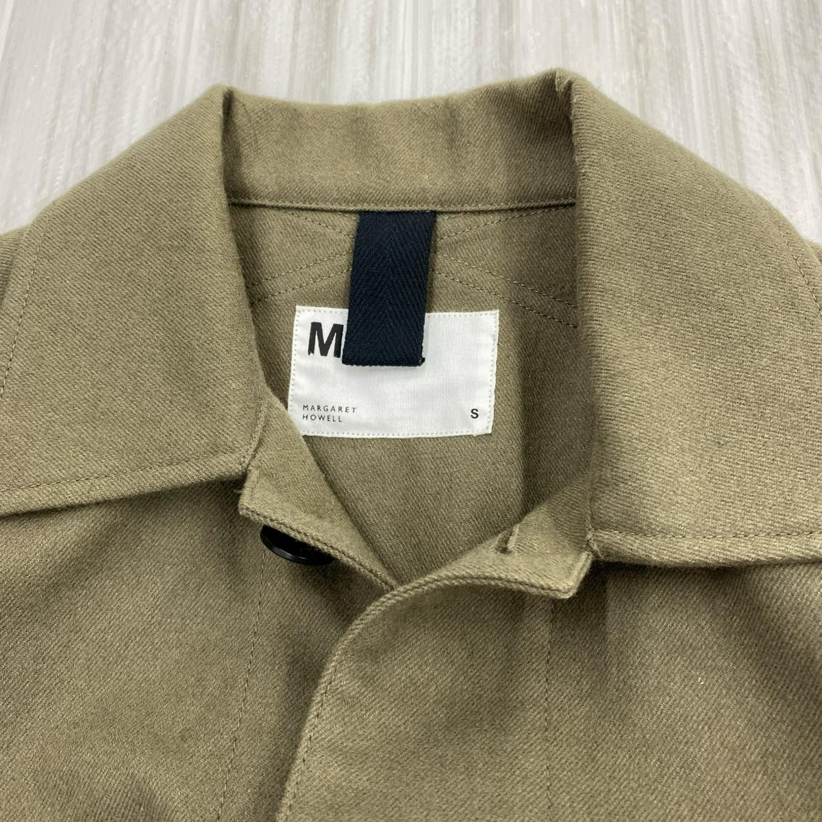 ブルゾン WOOL COTTON DRILL ジャケット S カーキ