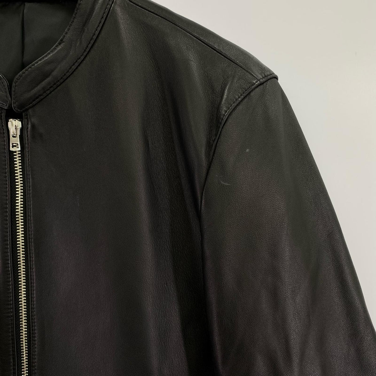レザージャケット LIDnM 17ss SINGLE RIDERS JACKET ﾌﾞﾗｯｸ L L ブラック