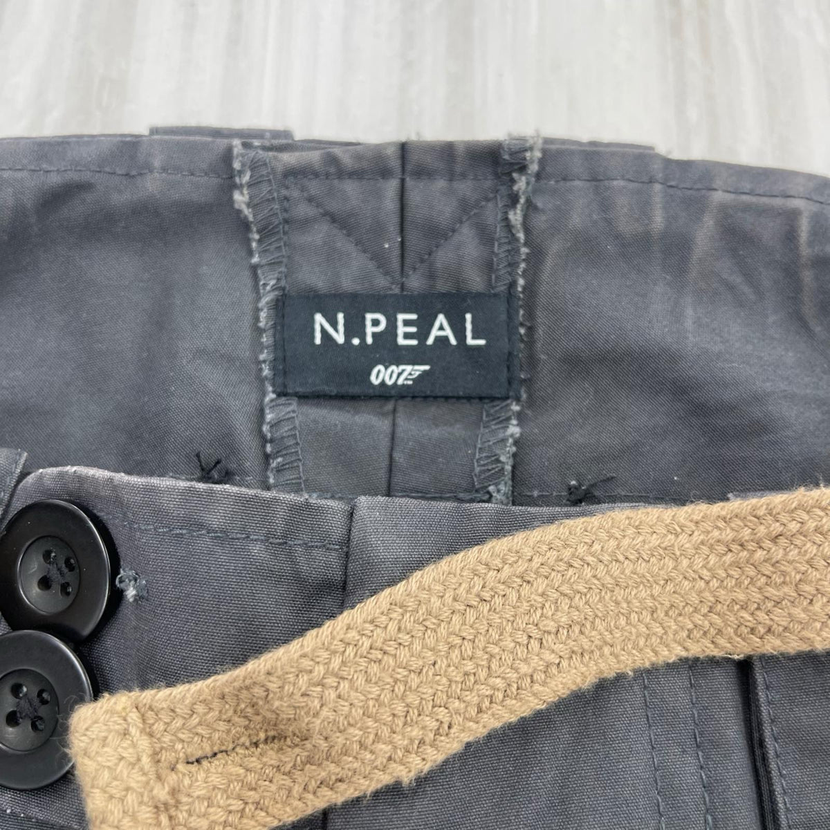 パンツ N.Peal×007 Combat Trousers ｸﾞﾚｰ S グレー