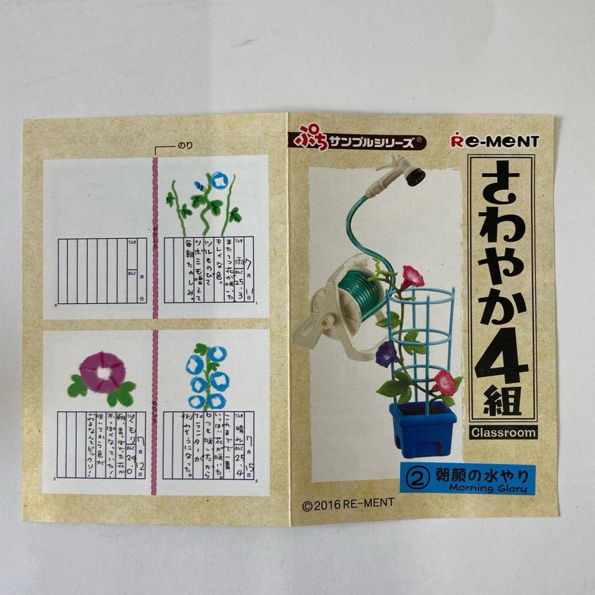 ぷちサンプル さわやか4組 ②朝顔の水やり リーメント