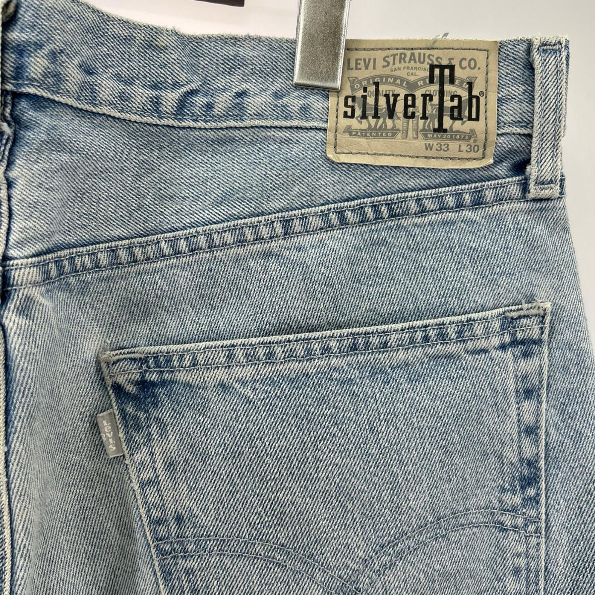 デニムパンツ SILVERTAB BAGGY ﾗｲﾄﾌﾞﾙｰ (33/30) 33 ブルー