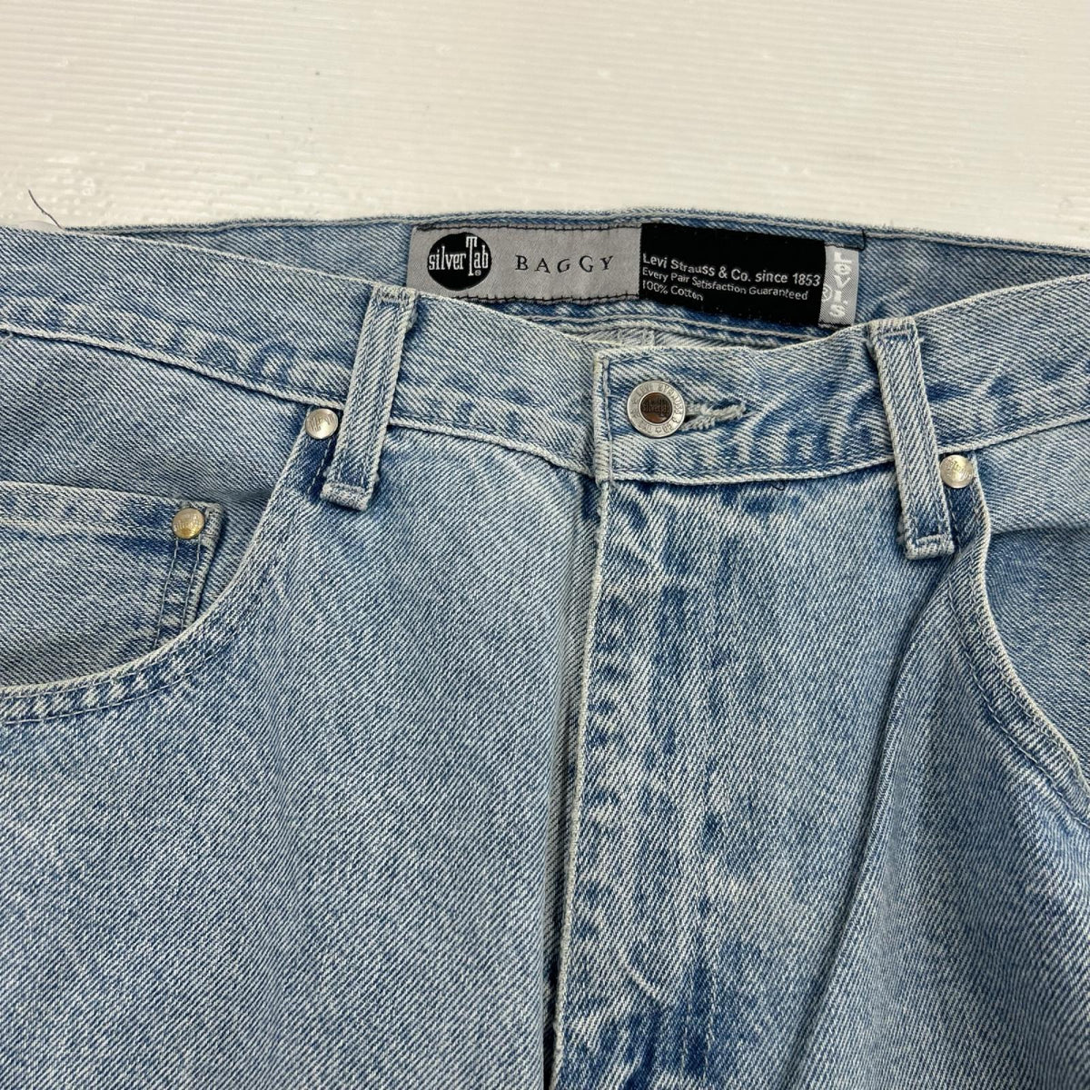デニムパンツ SILVERTAB BAGGY ﾗｲﾄﾌﾞﾙｰ (33/30) 33 ブルー