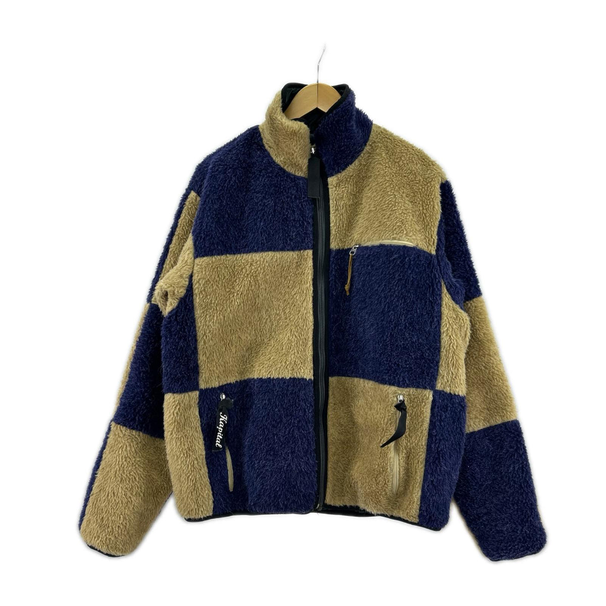 ジャケット Reversible Fleece Jacket 市松模様 (M) M