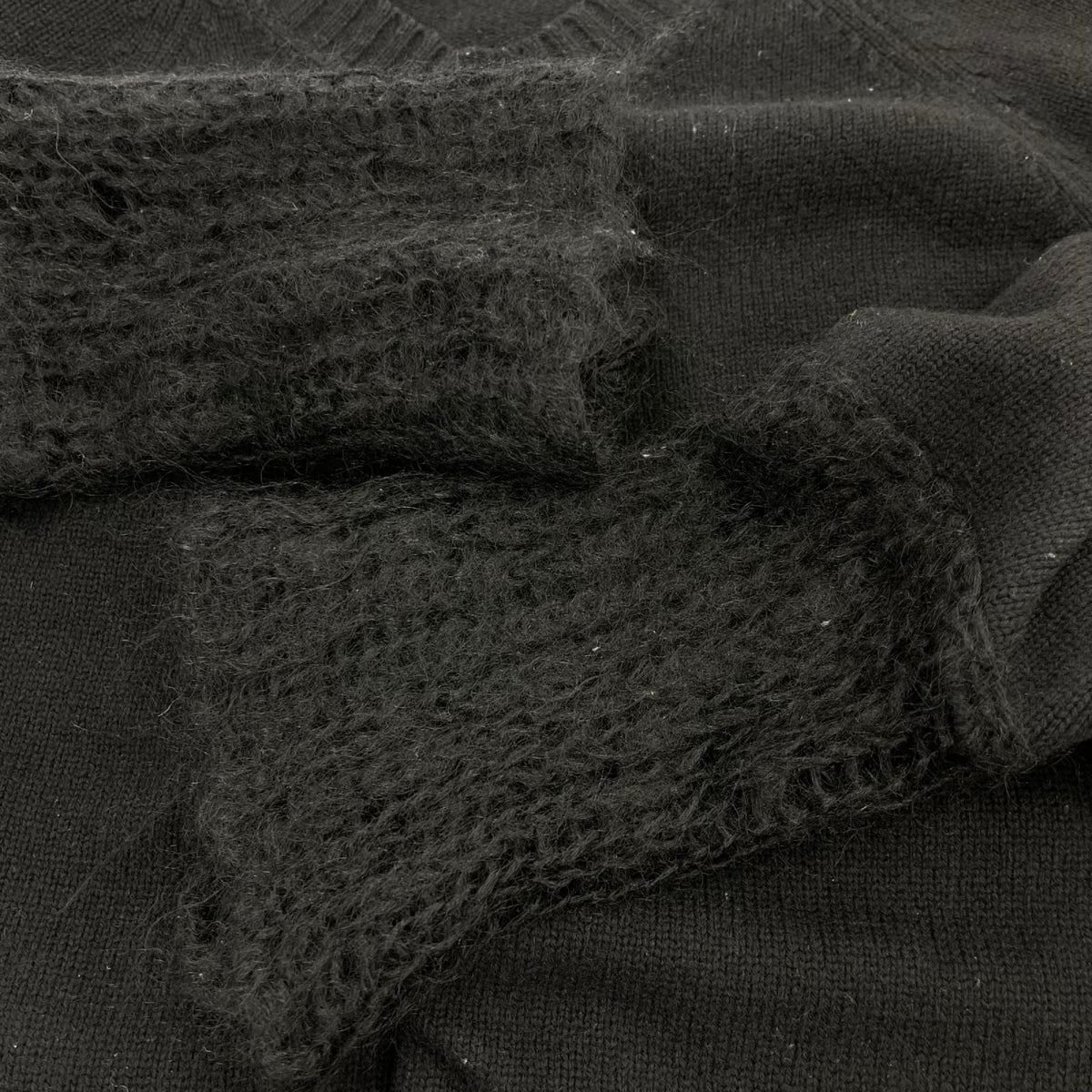 カーディガン tricot COMME des GARCONS ﾉｰｶﾗｰｳｰﾙｶｰﾃﾞｨｶﾞﾝ ブラック