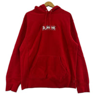 パーカー Supreme 19aw bandana box logo hooded Sweatshirt 赤（M） M レッド