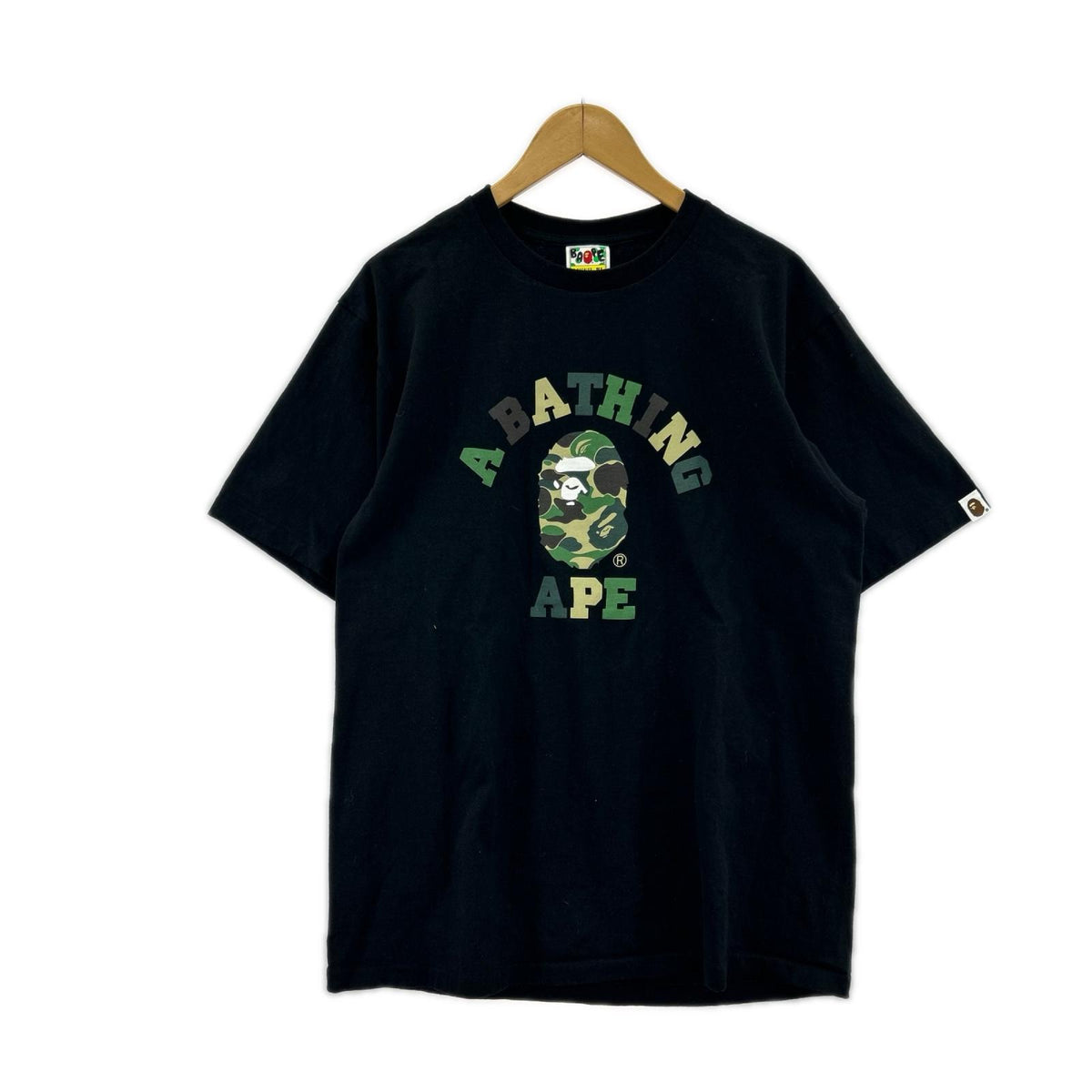 半袖Ｔシャツ ｶﾓﾌﾗｰｼﾞｭ ﾛｺﾞTee 黒 (XL) ブラック