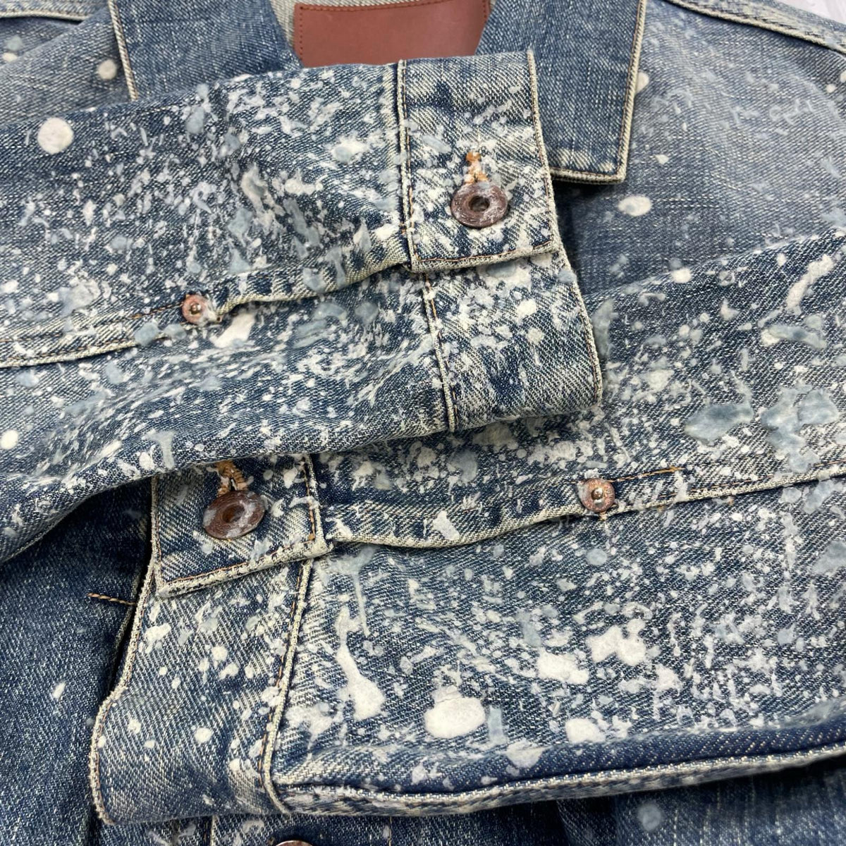 デニムジャケット 24AW MOLDED DENIM JACKET 1 ブルー