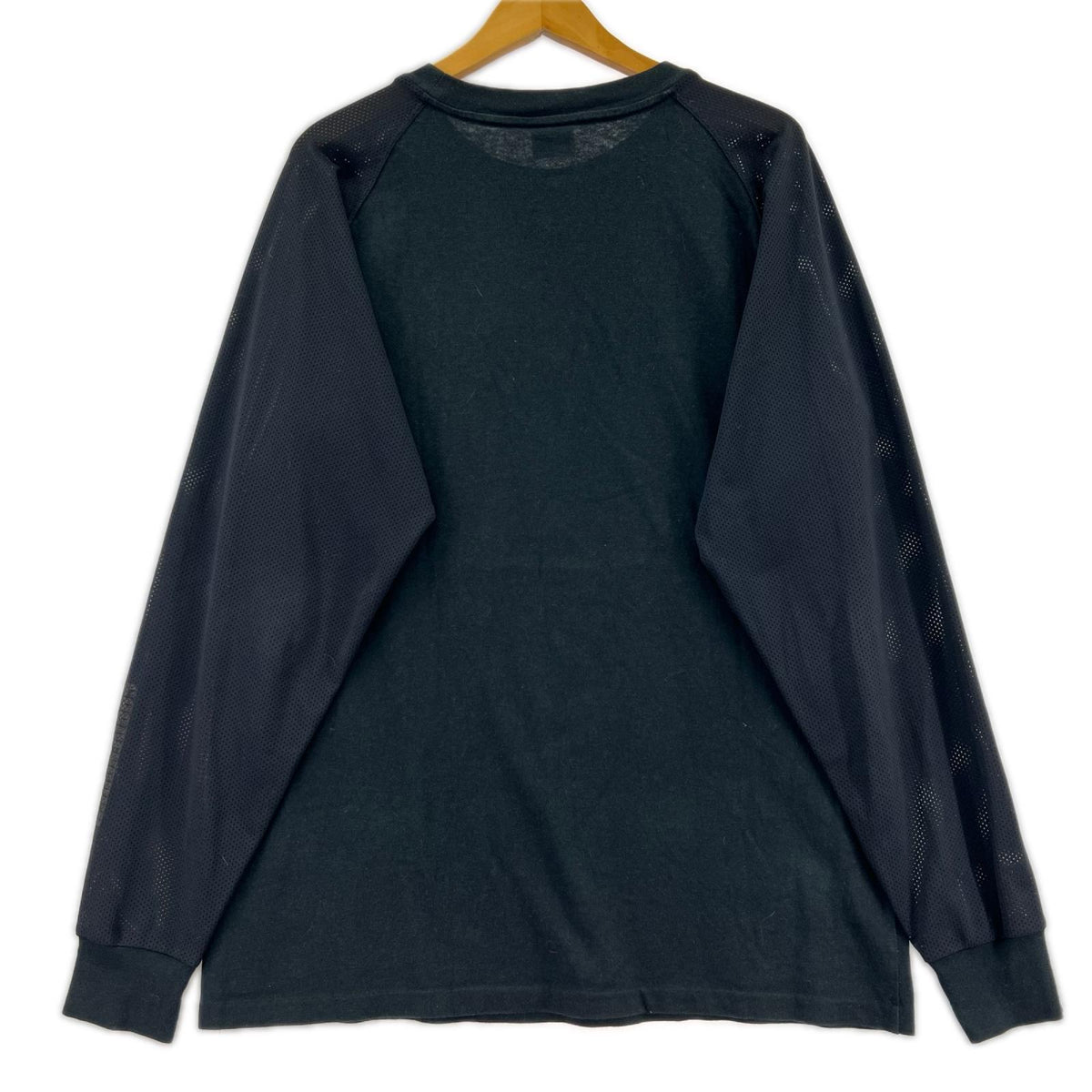 長袖Ｔシャツ 00s GOODENOUGH ﾒｯｼｭﾗｸﾞﾗﾝｶｯﾄｿ- L ブラック