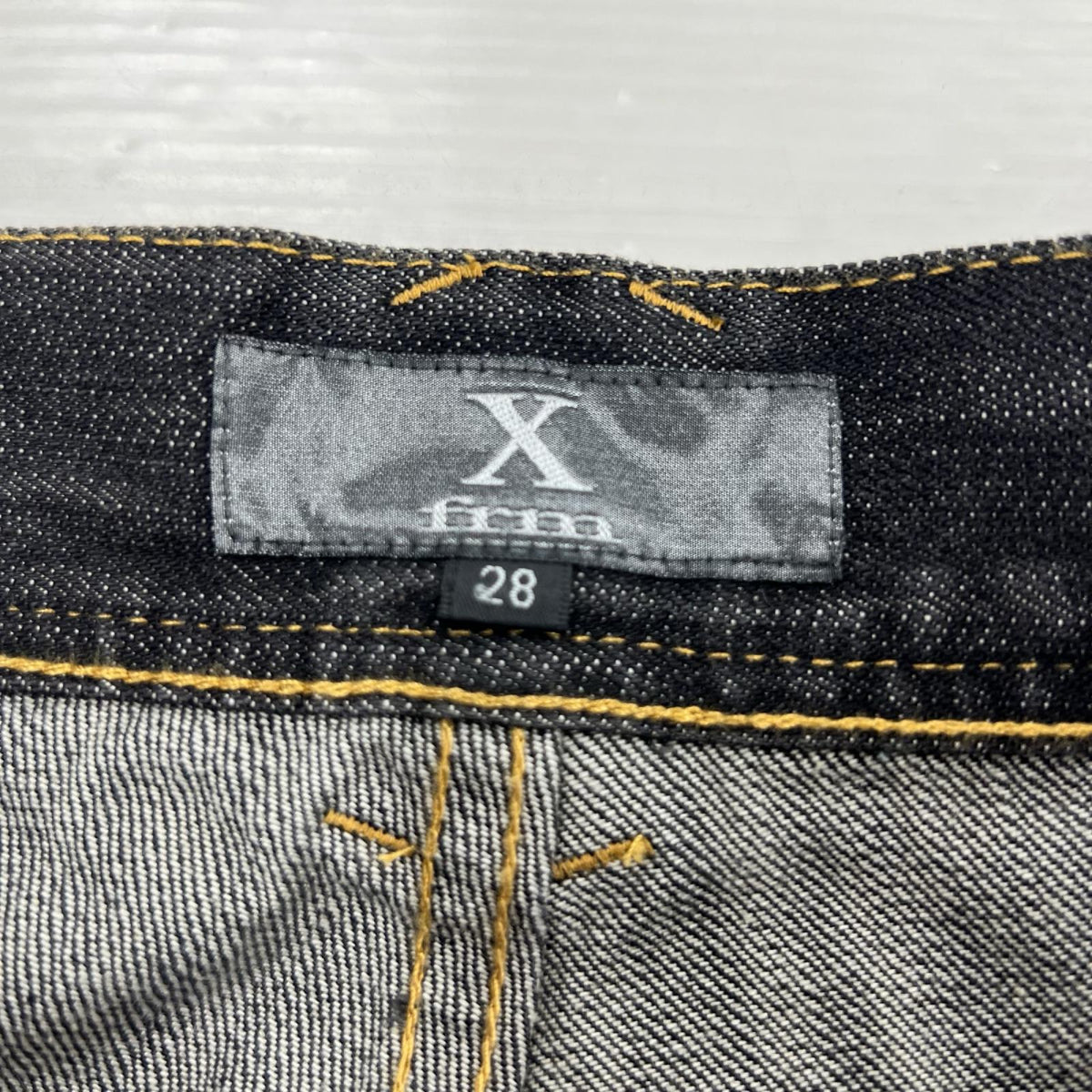 デニムパンツ X frm ﾃﾞﾆﾑﾊﾟﾝﾂ 28 ブラック