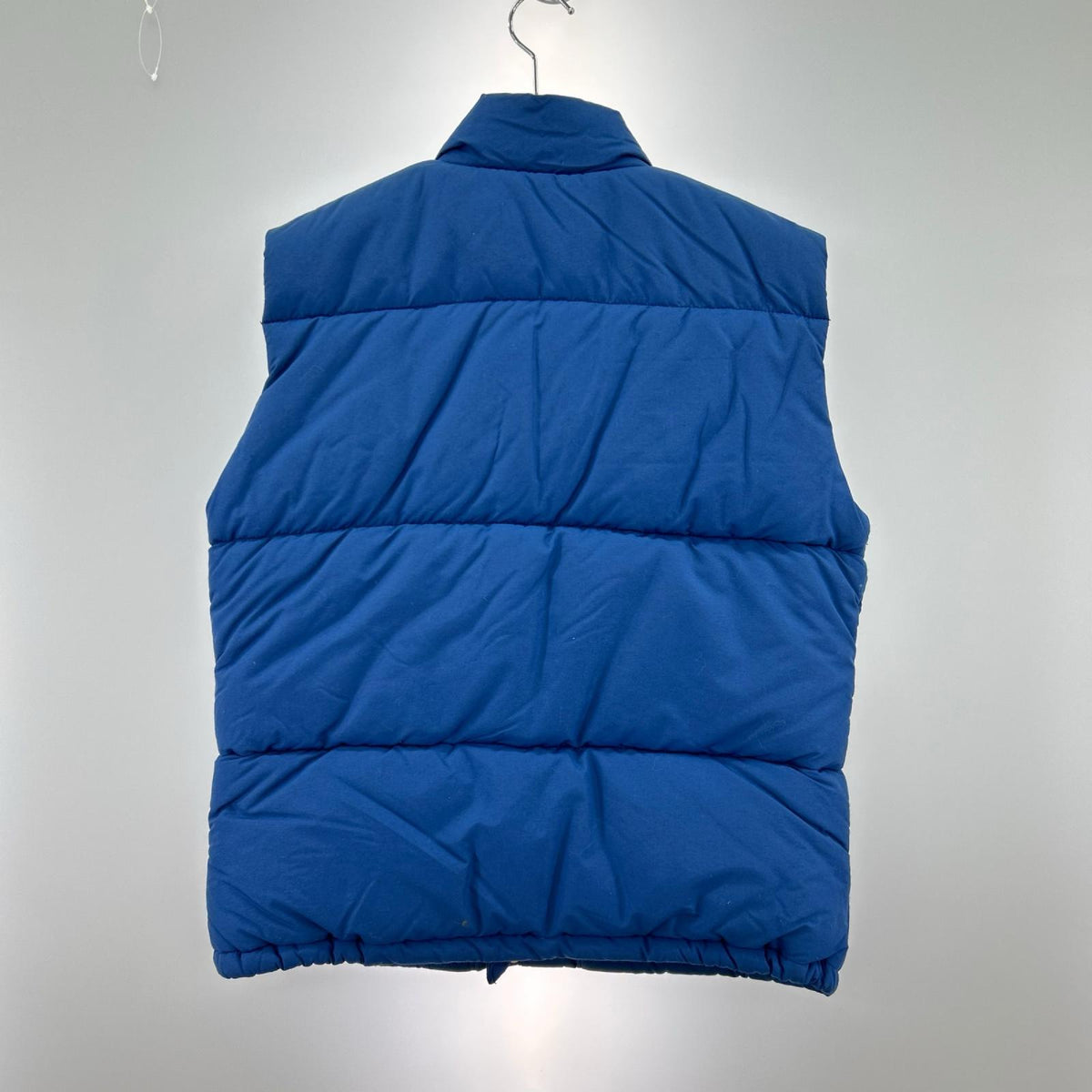 ダウンベスト 70s〜80s 茶ﾀｸﾞ ﾀﾞｳﾝﾍﾞｽﾄ ﾌﾞﾙｰ XL ブルー