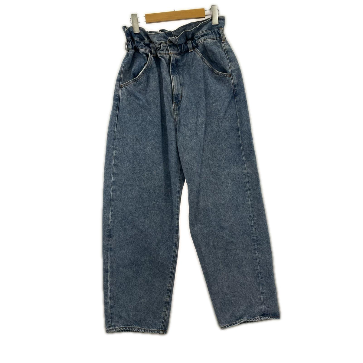デニムパンツ anuke Waist Tuck Denim 36 ブルー