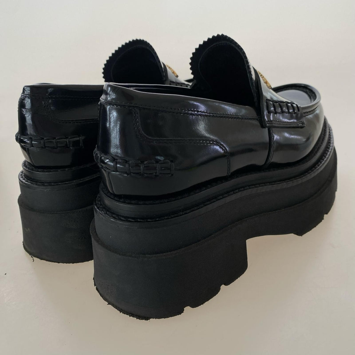 その他靴 Carter ﾌﾟﾗｯﾄﾌｫｰﾑ ﾚｻﾞｰ ﾛｰﾌｧｰ 35 35 ブラック