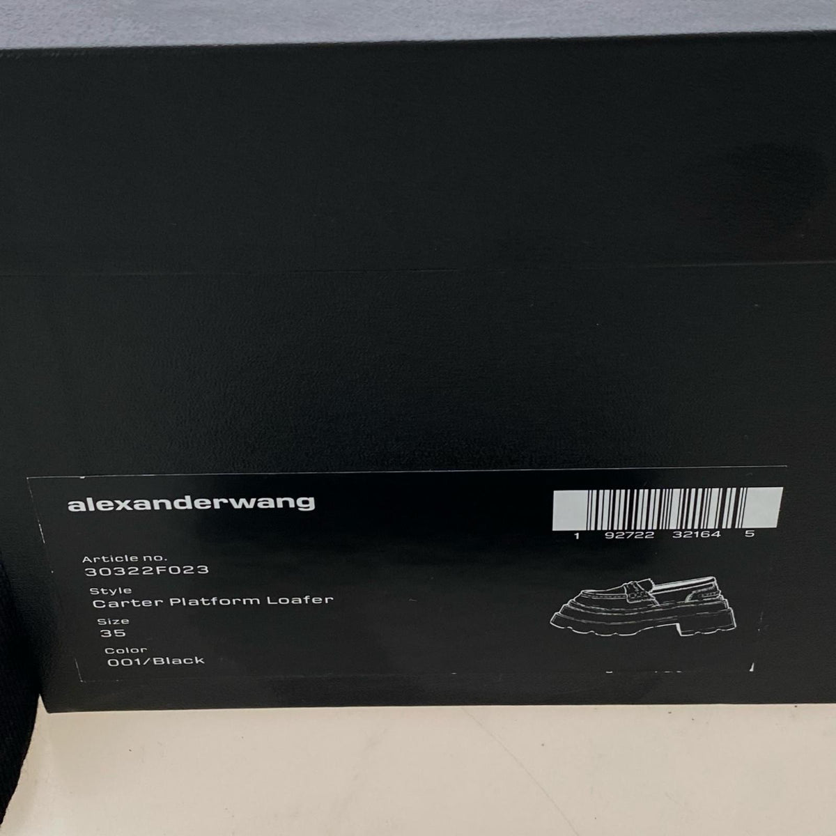 その他靴 Carter ﾌﾟﾗｯﾄﾌｫｰﾑ ﾚｻﾞｰ ﾛｰﾌｧｰ 35 35 ブラック